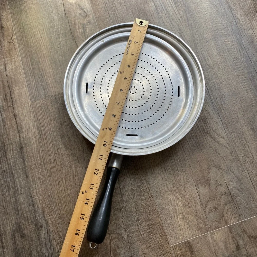 Vintage Kitchen Craft Aluminum Skillet with Perforated Steamer Insert USA Made